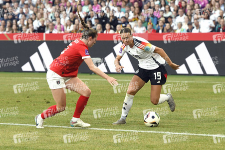 Frauenfußball-Länderspiel Deutschland gegen Österreich in Hannover