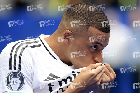 Präsentation von Kylian Mbappé als neuer Spieler von Real Madrid