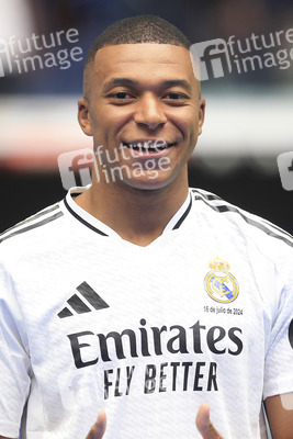 Präsentation von Kylian Mbappé als neuer Spieler von Real Madrid