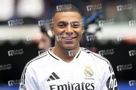 Präsentation von Kylian Mbappé als neuer Spieler von Real Madrid