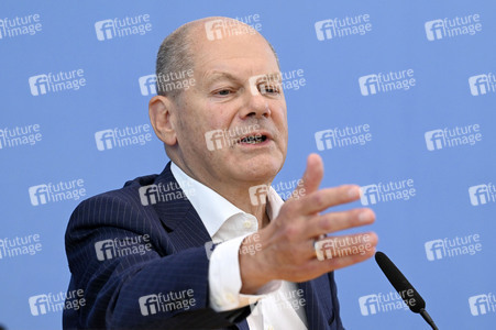 Bundespressekonferenz Aktuelle Themen der Innen- und Außenpolitik in Berlin