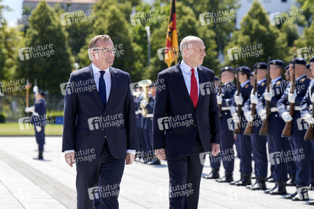 Empfang des Verteidigungsministers des Vereinigten Königreichs in Berlin