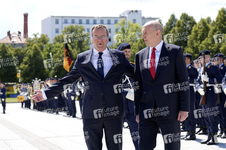 Empfang des Verteidigungsministers des Vereinigten Königreichs in Berlin