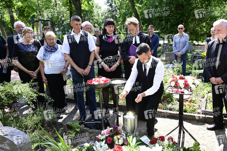 Urnenbeisetzung von Bernd Müller in Berlin