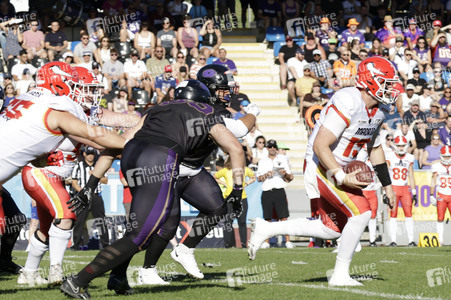 American Football-Spiel Frankfurt Galaxy vs. Madrid Bravos in Frankfurt