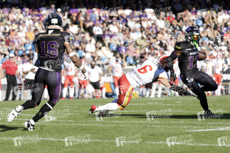 American Football-Spiel Frankfurt Galaxy vs. Madrid Bravos in Frankfurt