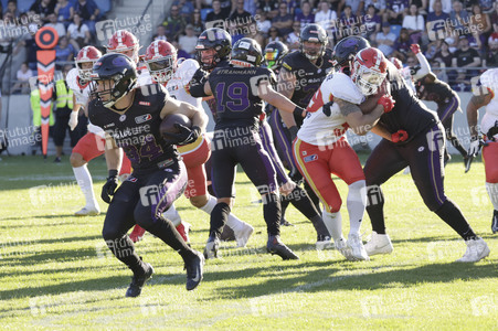 American Football-Spiel Frankfurt Galaxy vs. Madrid Bravos in Frankfurt