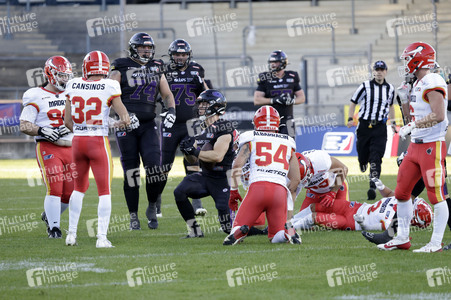 American Football-Spiel Frankfurt Galaxy vs. Madrid Bravos in Frankfurt