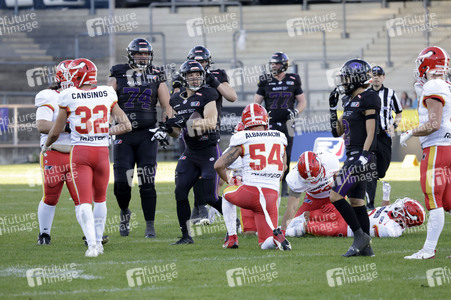 American Football-Spiel Frankfurt Galaxy vs. Madrid Bravos in Frankfurt