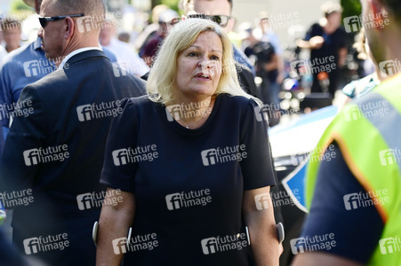 Besuch von Nancy Faeser bei der Bundespolizei an der deutsch-polnischen Grenze in Görlitz