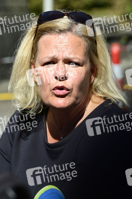 Besuch von Nancy Faeser bei der Bundespolizei an der deutsch-polnischen Grenze in Görlitz