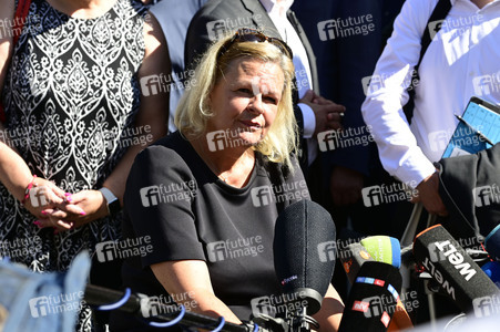 Besuch von Nancy Faeser bei der Bundespolizei an der deutsch-polnischen Grenze in Görlitz