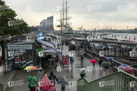 Starke Regenfälle in Hamburg