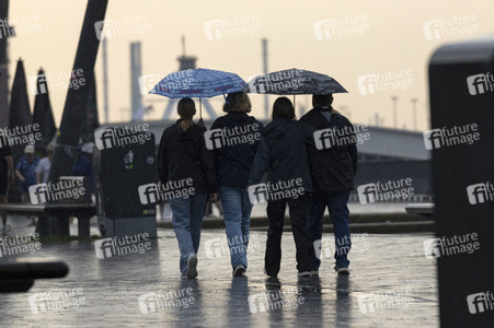 Starke Regenfälle in Hamburg