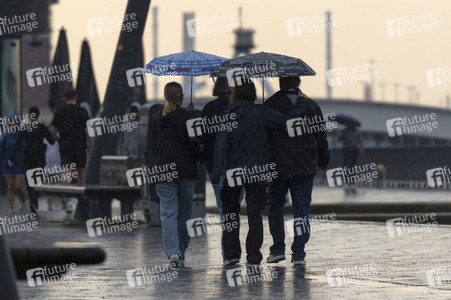 Starke Regenfälle in Hamburg