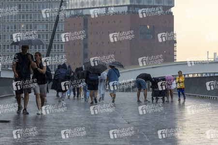 Starke Regenfälle in Hamburg