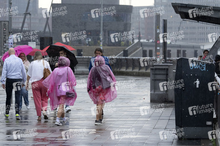 Starke Regenfälle in Hamburg