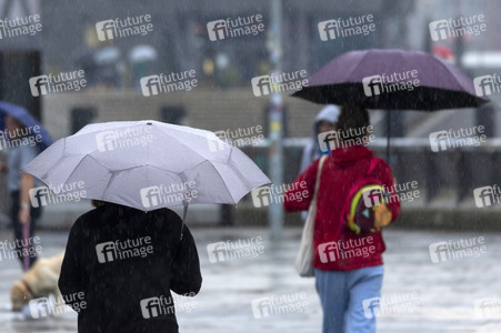 Starke Regenfälle in Hamburg