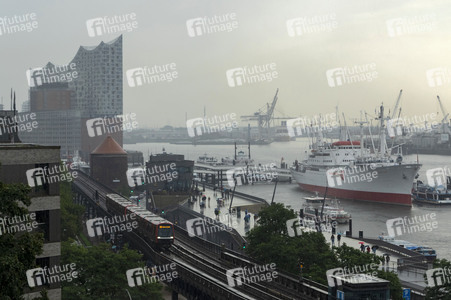 Starke Regenfälle in Hamburg