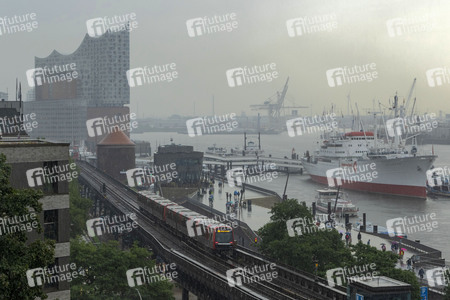 Starke Regenfälle in Hamburg