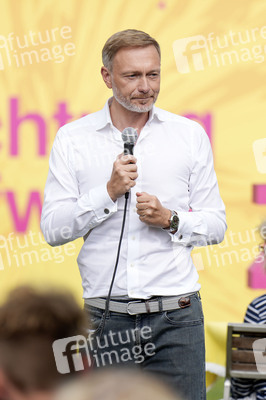 Landtagswahlkampf der FDP in Blankenfelde-Mahlow