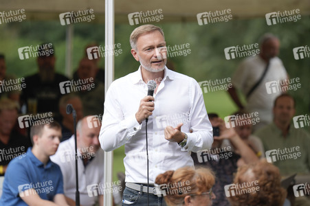 Landtagswahlkampf der FDP in Blankenfelde-Mahlow