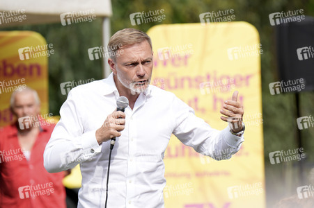 Landtagswahlkampf der FDP in Blankenfelde-Mahlow