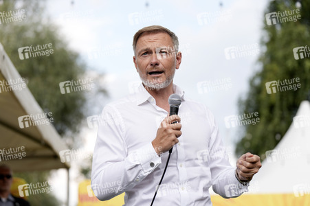 Landtagswahlkampf der FDP in Blankenfelde-Mahlow