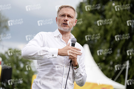 Landtagswahlkampf der FDP in Blankenfelde-Mahlow