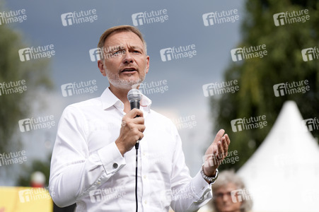 Landtagswahlkampf der FDP in Blankenfelde-Mahlow