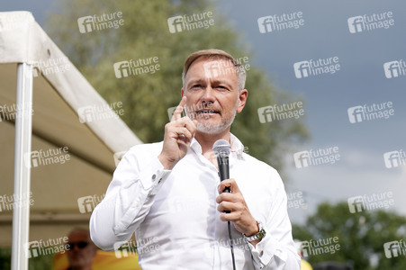 Landtagswahlkampf der FDP in Blankenfelde-Mahlow