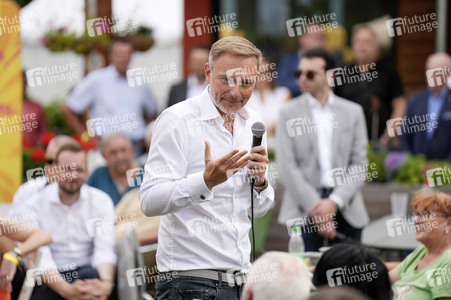 Landtagswahlkampf der FDP in Blankenfelde-Mahlow