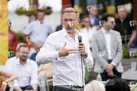 Landtagswahlkampf der FDP in Blankenfelde-Mahlow