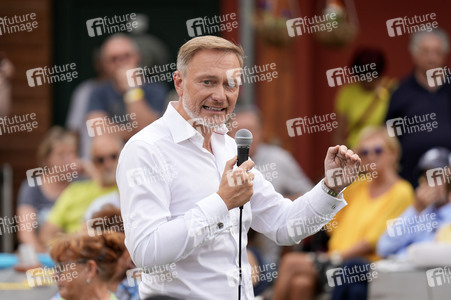 Landtagswahlkampf der FDP in Blankenfelde-Mahlow