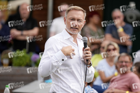 Landtagswahlkampf der FDP in Blankenfelde-Mahlow