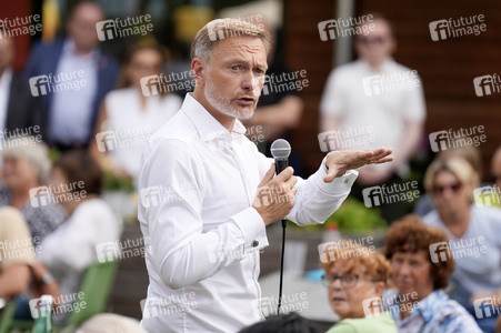 Landtagswahlkampf der FDP in Blankenfelde-Mahlow