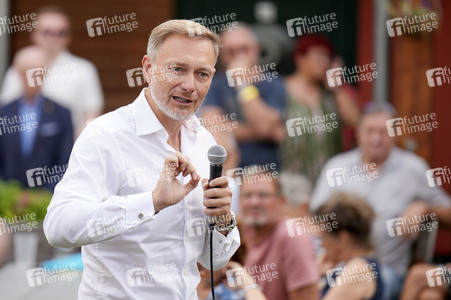 Landtagswahlkampf der FDP in Blankenfelde-Mahlow