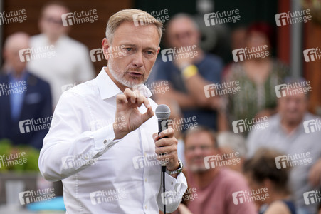 Landtagswahlkampf der FDP in Blankenfelde-Mahlow