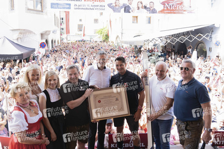 Pressekonferenz mit Andreas Gabalier in Kitzbühel