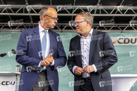 Landtagswahlkampf der CDU in Erfurt