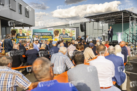 Landtagswahlkampf der CDU in Erfurt