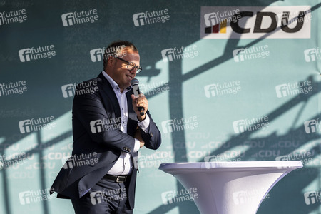 Landtagswahlkampf der CDU in Erfurt
