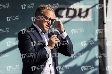 Landtagswahlkampf der CDU in Erfurt