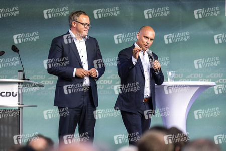 Landtagswahlkampf der CDU in Erfurt