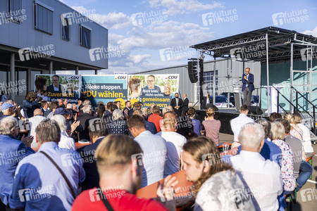 Landtagswahlkampf der CDU in Erfurt