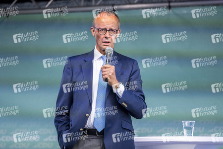 Landtagswahlkampf der CDU in Erfurt