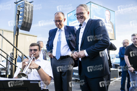 Landtagswahlkampf der CDU in Erfurt