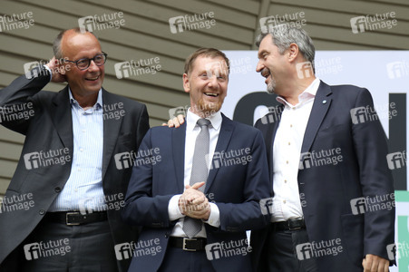 Landtagswahlkampfveranstaltung der CDU in Dresden