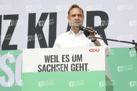 Landtagswahlkampfveranstaltung der CDU in Dresden