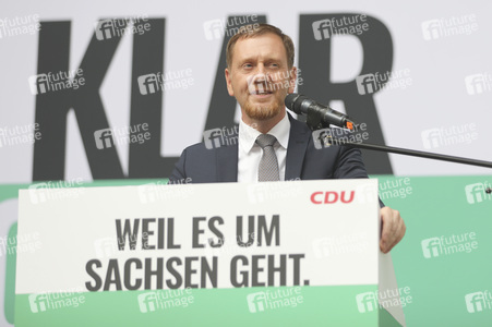 Landtagswahlkampfveranstaltung der CDU in Dresden